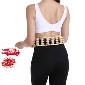 100453181f Na.c Health Wooden Therapy Massage Tools For Body Sculpting Back Roller Rope Manua