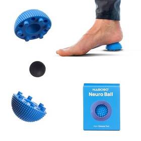 Naboso 850056705196 Neuro Ball Foot Myofascial Release Tool Textured Massage For Feet Sel