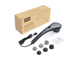 Mcgc-5000 Naipo Handheld Percussion Massager With Heat 6 Changeable Nodes - New