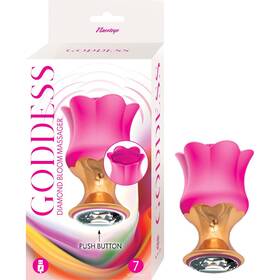 Nasstoys 782631320800 Goddess Diamond Bloom Massager - Fushcia