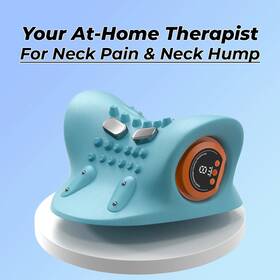 Bz-02 Neclune 4-in-1 Neck Massager For Pain Pinched Nerve Sciatica Hump. Hugterra