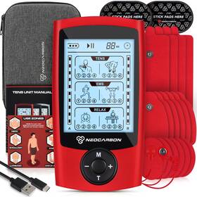 Neocarbon 650229629249 Tens Unit Muscle Stimulator Ems Massager Machine For Shoulder Neck Sciatic