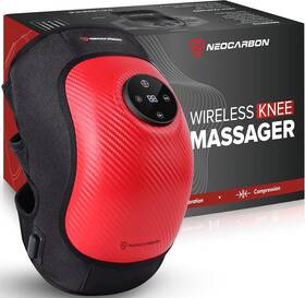 M0920 Neocarbon Wireless Knee Massager Portable Heated Therapy With Compression And Vibration M