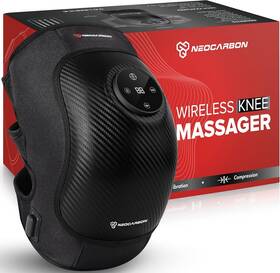 Nc-t01-km Neocarbon Wireless Knee Massager Black Heated Therapy Battery-powered