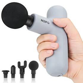 Nepq 600310738459 Mini Massage Gun Sk6 Fascial Portable Deep Tissue Percussion Gray