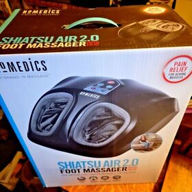 Fms-351hbkj New Homedics Shiatsu Air 2.0 Foot Massager With Heat Deep-kneading Compressi