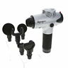 New Open Box Neprock Massage Gun Deep Tissue Percussion Handheld Massager Silver