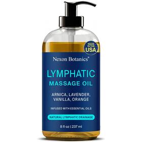 Nexon Botanics 850010243832 Lymphatic Drainage Massage Oil 8 Fl Oz - Facial Relaxes M