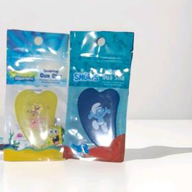 0925a Nickelodeon The Smurfs And Gua Sha Sculpting Massage Tool Yellow Blue Face Manual