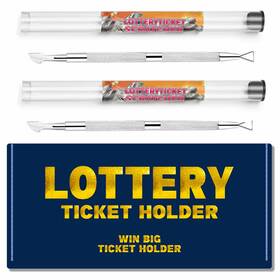 Nitaru 422790438817 Lottery Ticket Scratcher Tool Scratch Off Stickers Lotto To