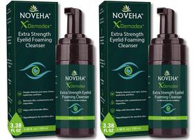 Noveha 060643132143 Eyelid Cleanser Foam Extra Strength Tea Tree Oil Pack Of 2