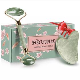 N-jr-02 Nsosaue New Natural Jade Face Roller Nib