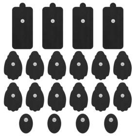 Nursal 445023642647 Tens Unit Electrode Pads 20 Pack 3.5mm Snap Ems Replacement For Elec