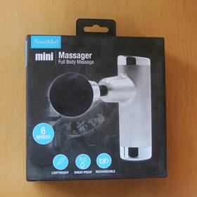 475394 Nuvomed Mini Massager Full Body Massage 6 Speed Rechargeable Nib