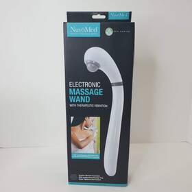 Nuvomed 859811007131 Spa Series Electronic Massage Wand With Therapeutic Vibration New
