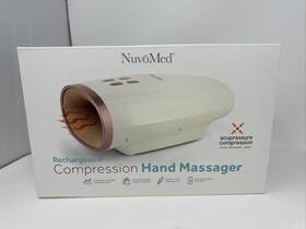 Ehm-4 Nuvomed Rechargeable Compression Hand Massager Acupressure Heat - Brand New