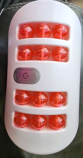 Nfm-8 Nuvomed Vibrating 10 Inch Dual Foot Massager Nuvo Med Tested Works