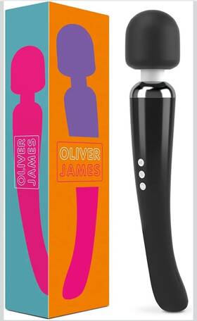 Hphm0005 Oliver James Personal Massager Large Edition Wireless 20 Vibration Patterns