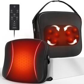 Omassa 726084082441 Shiatsu Back Massager With Heat Fsa Hsa Eligible Deep Tissue Support Pillow