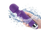 Onyx Rechargeable Handheld Cordless Wand Massager Powerful Quiet Wireless Waterproof