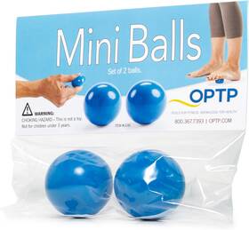 Le40 Optp Mini Balls - Vinyl Air-filled Self-massage Ball Set 2 Piece For Hand