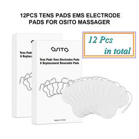 Ast-8zt-3p Osito 12pcs Replacement Ems Tens Pads Gel Sheet For Massage Machine