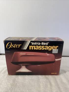 399-07 Oster Vintage 1970 S Infra-red Massager Mint Never Used