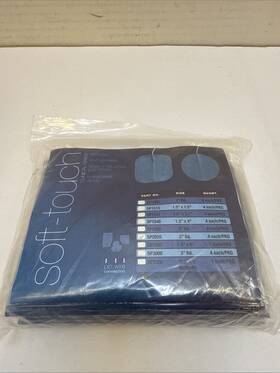 Sp2020 Pain Management Technologies Reusable 48 Pieces Soft-touch Electrodes Double Platinum Self Adhering 2 Inch Sq