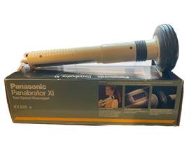 Ev235 Panasonic 037988601189 Vintage Panabrator Xl Two Speed Massager With Original Box Tested