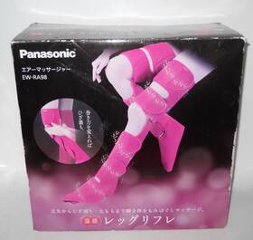 Ew-ra98-rp Panasonic Air Foot And Leg Massager Rouge Pink Warming Function
