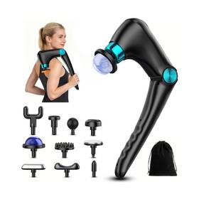 Msg001 Patpaw Folding Massage Gun With Heat And Cold Therapy Muscle Recovery Massa... Fast Ship