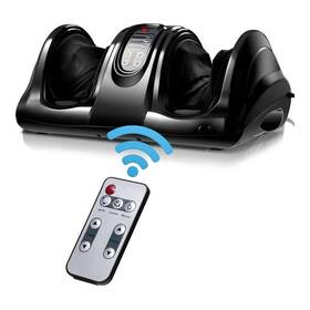 Pr-4753-2301147 Pemberly Row Abs And Fabric Shiatsu Foot Massager With Remote Control In Black