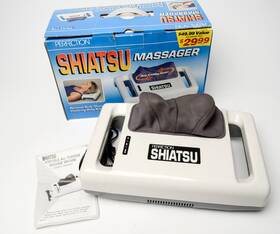 807592 Perfection Shiatsu Massager Massage Machine With Box Manual. Works See Video