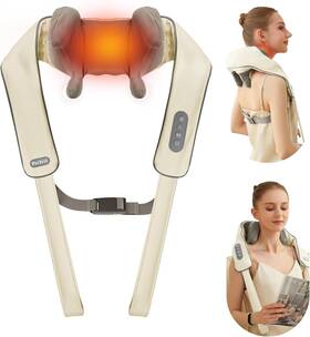 B0dgp1d7g2 Perlevi Neck Shoulder Heat Massager For Deep Tissue Pain Relief Cordless 6d Kneading