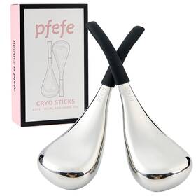 Pfefe 191171197726 Ice Globes Facial Skin Care Tools For Women Face Eyes Stainless Steel B