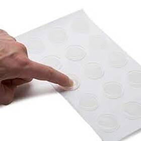 61655 Physical Therapy Aids Silipos Dots And Body Discs 2.5 Inch 2/sheet