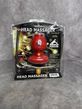 Pinook 804879241409 Battery Powered Head Massager Deep Tissue Muscle Vibrating Relaxing New