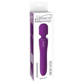 303912 Pipedream Wanachi Purple Body Recharger - Rechargeable Full Wand Massager
