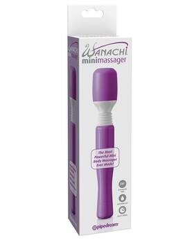 Pipedream 603912242492 Wanachi Mini Wand Massager Vibrator - Waterproof Multi-speed Purple