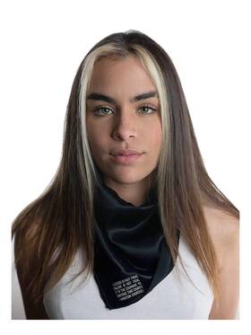 Pj Harlow 845167070530 Bandana Black Large