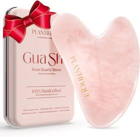Plantifique 445012068038 Rose Quartz Gua Sha Tool Anti-aging Face Massager And Jawline Shaper