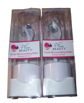 Plum Beauty 843445022356 2 Microneedling Roller Collagen Boost Tool Facial Massager Ub1