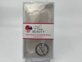 Plum Beauty 843445026552 Rose Quartz Gua Sha Facial Massage Stone Face Neck Lifting