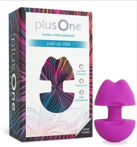 6732 Plus One New Plusone Travel Vibrating Pop-up Vibe 10 Vibration Settings