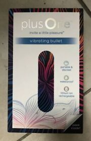 Plus One Pocket Bullet Vibration Purple Rechargeable Battery Free Shipping