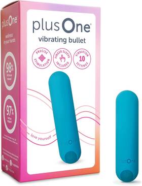 6702t Plusone Bullet Vibrator For Women Mini Made Of Body-safe Silicone Ful