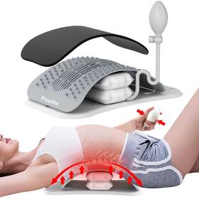 Poeitix 313031873872 Back Stretcher For Lower Pain Relief Upgraded Lumbar Cracker Popper