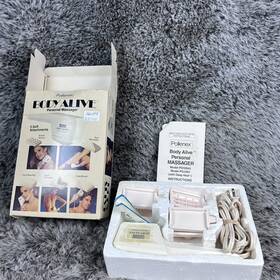 Pg100 Pollenex 032967017500 Vintage Body Alive Personal Massager With Attachments Working
