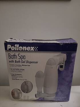 Pollenex 032967910825 Bath Spa With Gel Dispenser