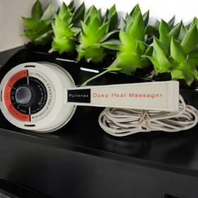 Hm-10 Pollenex 781324001101 Vintage Deep Heat Massager Model Tested Works No Attachments